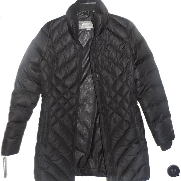 Eddie Bauer - Black puffy jacket - XS size - Picture 1 of 8